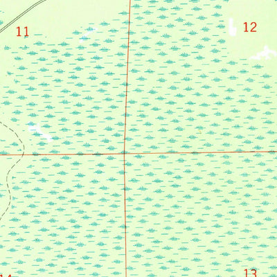 United States Geological Survey Big Gum Swamp, FL (1969, 24000-Scale) digital map