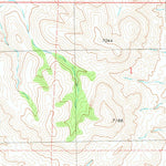 United States Geological Survey Big Gyp Mountain, NM (1981, 24000-Scale) digital map