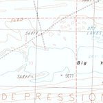 United States Geological Survey Big Hard Pan, NV (1986, 24000-Scale) digital map