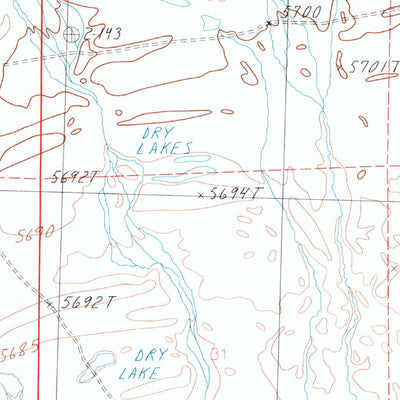 United States Geological Survey Big Hard Pan, NV (1986, 24000-Scale) digital map