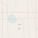 United States Geological Survey Big Hat Mountain, NV-CA (1980, 24000-Scale) digital map