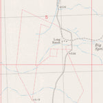 United States Geological Survey Big Hat Mountain, NV-CA (1980, 24000-Scale) digital map