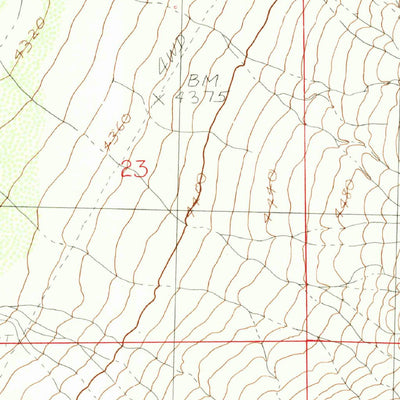 United States Geological Survey Big Hatchet Peak, NM (1982, 24000-Scale) digital map