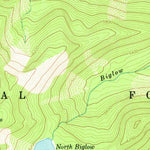 United States Geological Survey Big Hawk Mountain, MT (1964, 24000-Scale) digital map