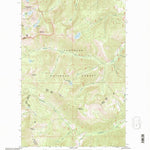 United States Geological Survey Big Hawk Mountain, MT (1994, 24000-Scale) digital map