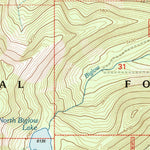 United States Geological Survey Big Hawk Mountain, MT (1994, 24000-Scale) digital map