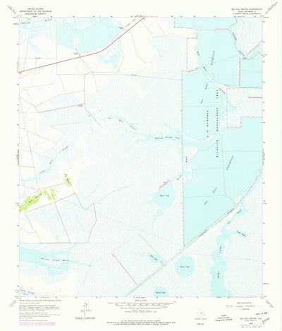 United States Geological Survey Big Hill Bayou, TX (1962, 24000-Scale) digital map