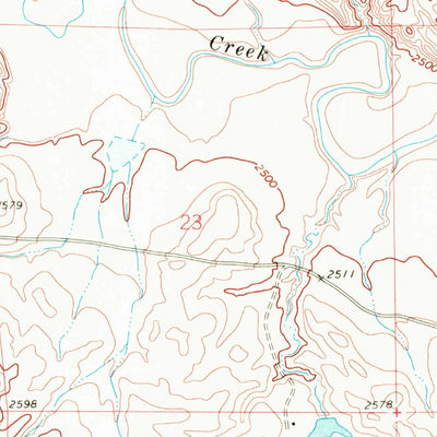 United States Geological Survey Big Hill, MT (1968, 24000-Scale) digital map