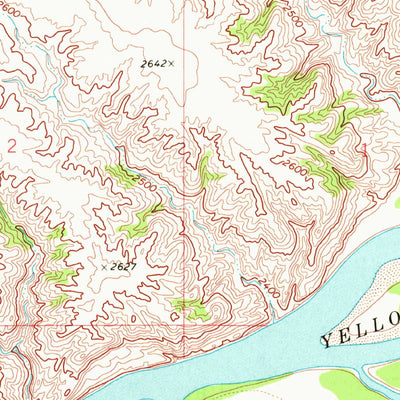 United States Geological Survey Big Hill, MT (1968, 24000-Scale) digital map
