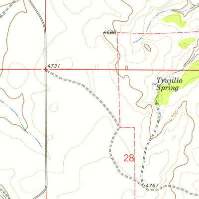 United States Geological Survey Big Hole Canyon, CO (1978, 24000-Scale) digital map