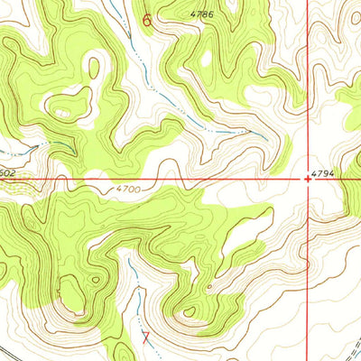 United States Geological Survey Big Hole Canyon, CO (1978, 24000-Scale) digital map
