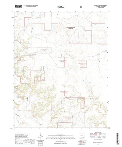 United States Geological Survey Big Hole Canyon, CO (2022, 24000-Scale) digital map