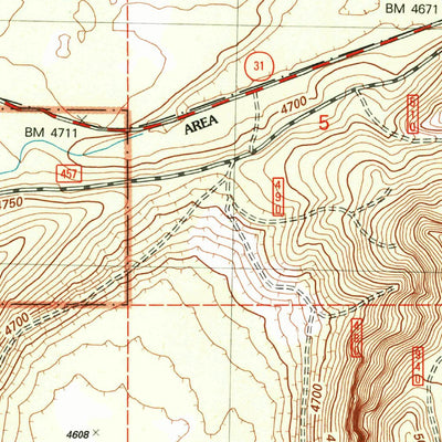 United States Geological Survey Big Hole, OR (2004, 24000-Scale) digital map