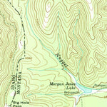 United States Geological Survey Big Hole Pass, ID-MT (1966, 24000-Scale) digital map