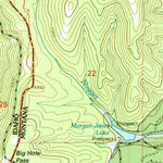 United States Geological Survey Big Hole Pass, ID-MT (1997, 24000-Scale) digital map