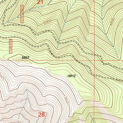 United States Geological Survey Big Hole Peak, MT (1999, 24000-Scale) digital map