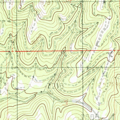 United States Geological Survey Big Hollow, UT (1983, 24000-Scale) digital map