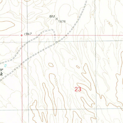 United States Geological Survey Big Horn, AZ (1979, 24000-Scale) digital map