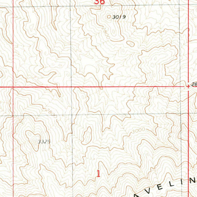 United States Geological Survey Big Horn, AZ (1979, 24000-Scale) digital map