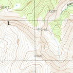 United States Geological Survey Big Horn Mountain, MT (1988, 24000-Scale) digital map