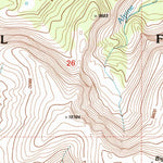 United States Geological Survey Big Horn Mountain, MT (1997, 24000-Scale) digital map