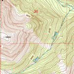 United States Geological Survey Big Horn Mountain, MT (1997, 24000-Scale) digital map