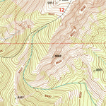 United States Geological Survey Big Horn Peak, MT-WY (2000, 24000-Scale) digital map