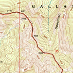 United States Geological Survey Big Horn Peak, MT-WY (2000, 24000-Scale) digital map