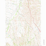 United States Geological Survey Big Horn, WY (1967, 24000-Scale) digital map