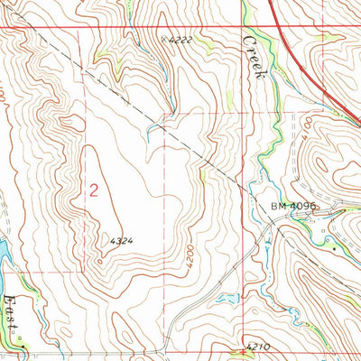 United States Geological Survey Big Horn, WY (1967, 24000-Scale) digital map