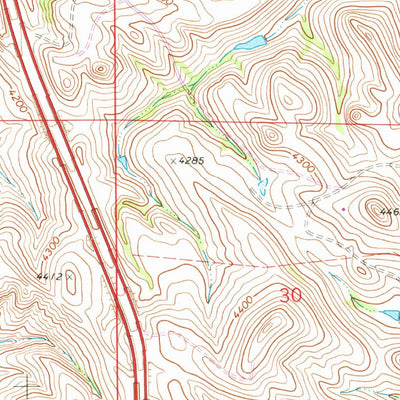 United States Geological Survey Big Horn, WY (1967, 24000-Scale) digital map