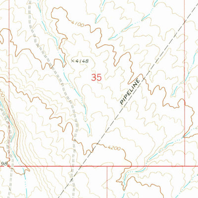 United States Geological Survey Big Horse Basin Gap, ID (1972, 24000-Scale) digital map
