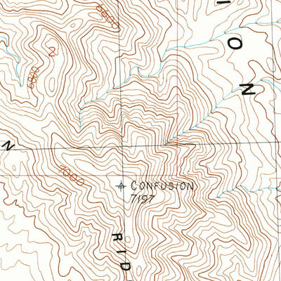 United States Geological Survey Big Horseshoe, UT (1991, 24000-Scale) digital map