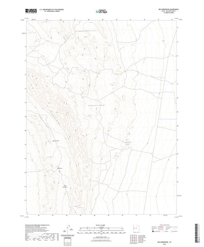 United States Geological Survey Big Horseshoe, UT (2023, 24000-Scale) digital map