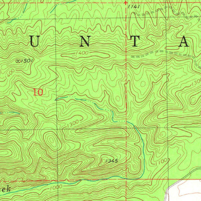 United States Geological Survey Big Hudson Creek, OK (1981, 24000-Scale) digital map