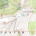 United States Geological Survey Big Ice Cave, MT (1996, 24000-Scale) digital map