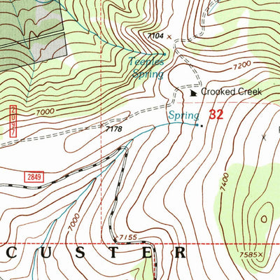 United States Geological Survey Big Ice Cave, MT (1996, 24000-Scale) digital map