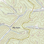 United States Geological Survey Big Isaac, WV (2023, 24000-Scale) digital map