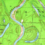 United States Geological Survey Big Island, AR-MS (1939, 62500-Scale) digital map