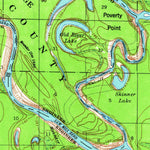United States Geological Survey Big Island, AR-MS (1939, 62500-Scale) digital map