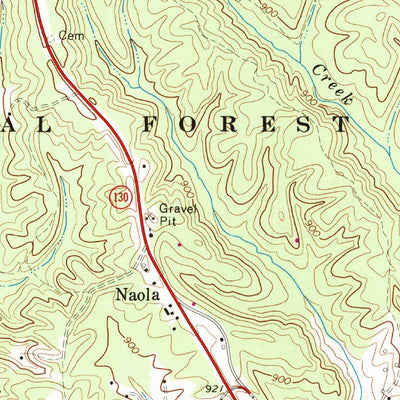 United States Geological Survey Big Island, VA (1965, 24000-Scale) digital map