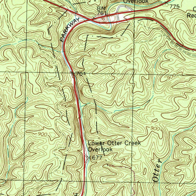 United States Geological Survey Big Island, VA (1999, 24000-Scale) digital map