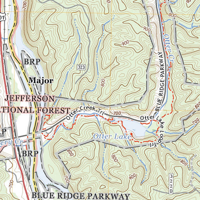 United States Geological Survey Big Island, VA (2022, 24000-Scale) digital map