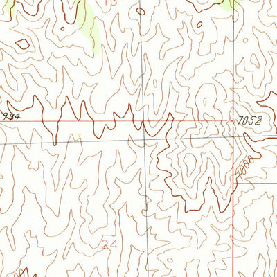 United States Geological Survey Big Jensen Pass, UT (1991, 24000-Scale) digital map