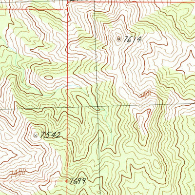 United States Geological Survey Big Jensen Pass, UT (1991, 24000-Scale) digital map