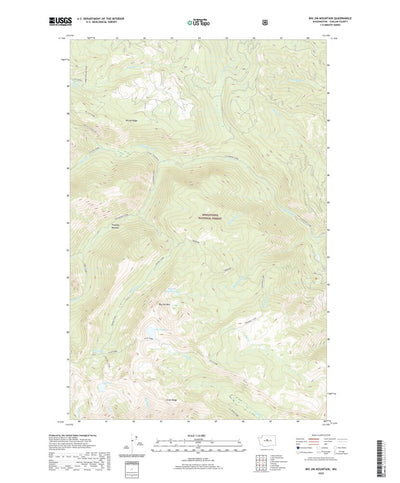 United States Geological Survey Big Jim Mountain, WA (2020, 24000-Scale) digital map