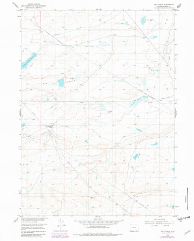 United States Geological Survey Big Judson, WY (1955, 24000-Scale) digital map