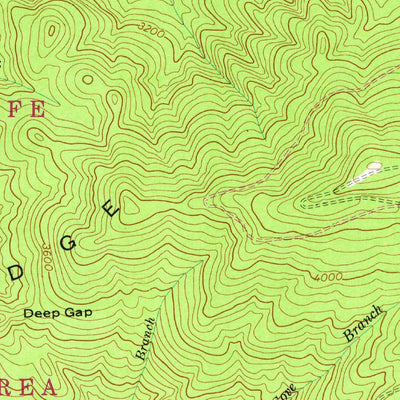 United States Geological Survey Big Junction, TN-NC (1957, 24000-Scale) digital map