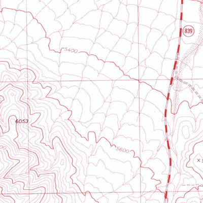 United States Geological Survey Big Kasock Mountain, NV (1980, 24000-Scale) digital map
