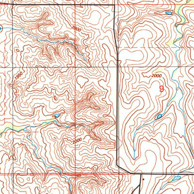 United States Geological Survey Big Kiowa Creek, OK (1987, 24000-Scale) digital map